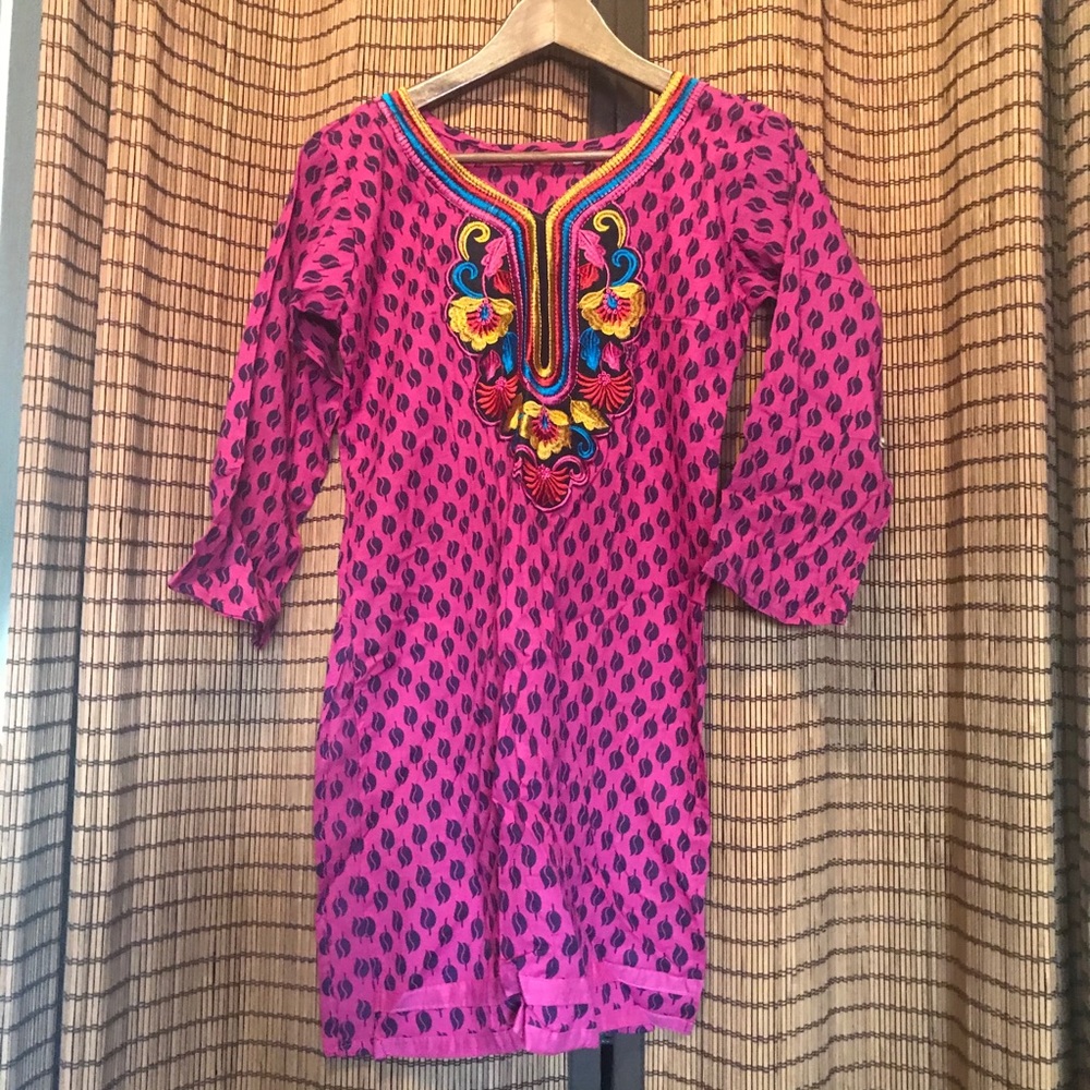 Pink Indian Style Dress
